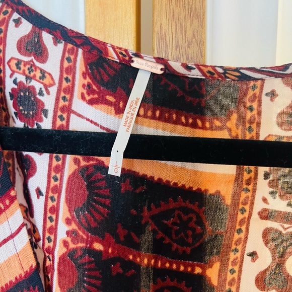 Free People bell sleeve blouse - Picture 3 of 3